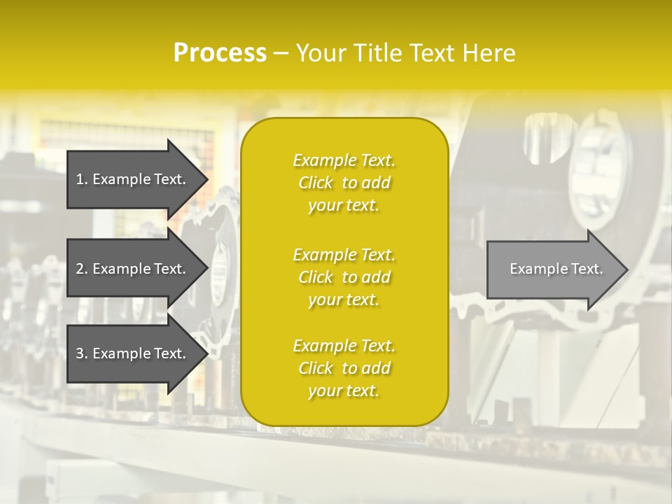 Production Conveyor Vehicle PowerPoint Template