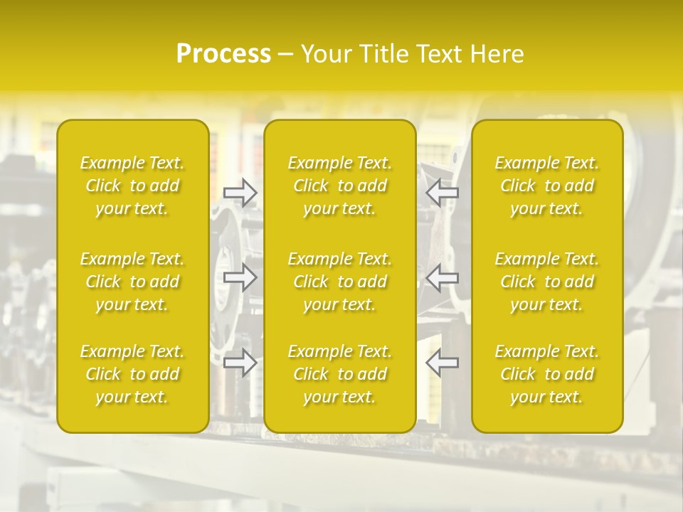Production Conveyor Vehicle PowerPoint Template