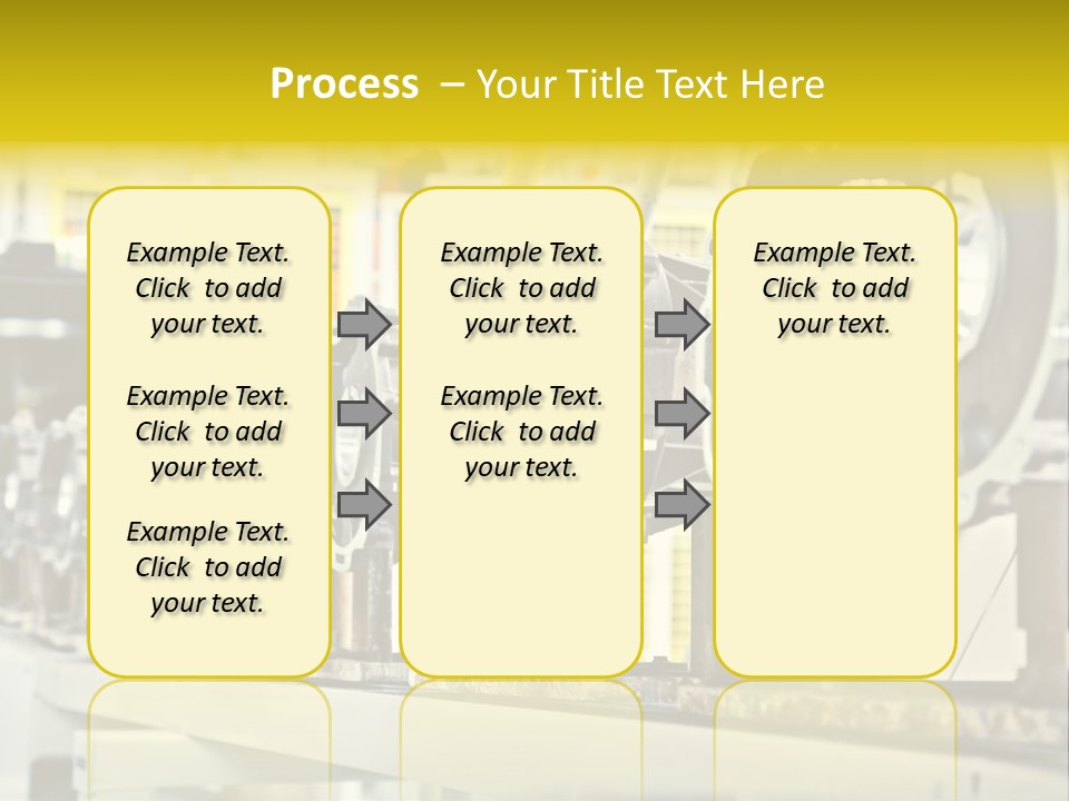 Production Conveyor Vehicle PowerPoint Template