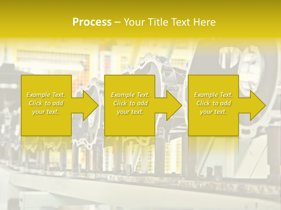 Production Conveyor Vehicle PowerPoint Template