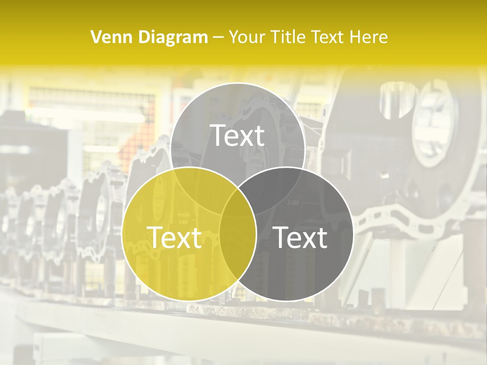 Production Conveyor Vehicle PowerPoint Template