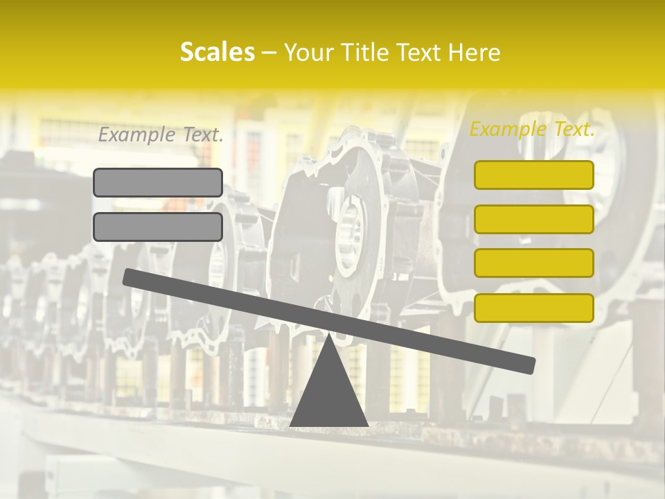 Production Conveyor Vehicle PowerPoint Template