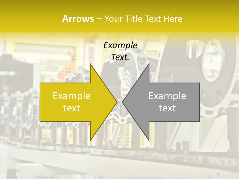 Production Conveyor Vehicle PowerPoint Template
