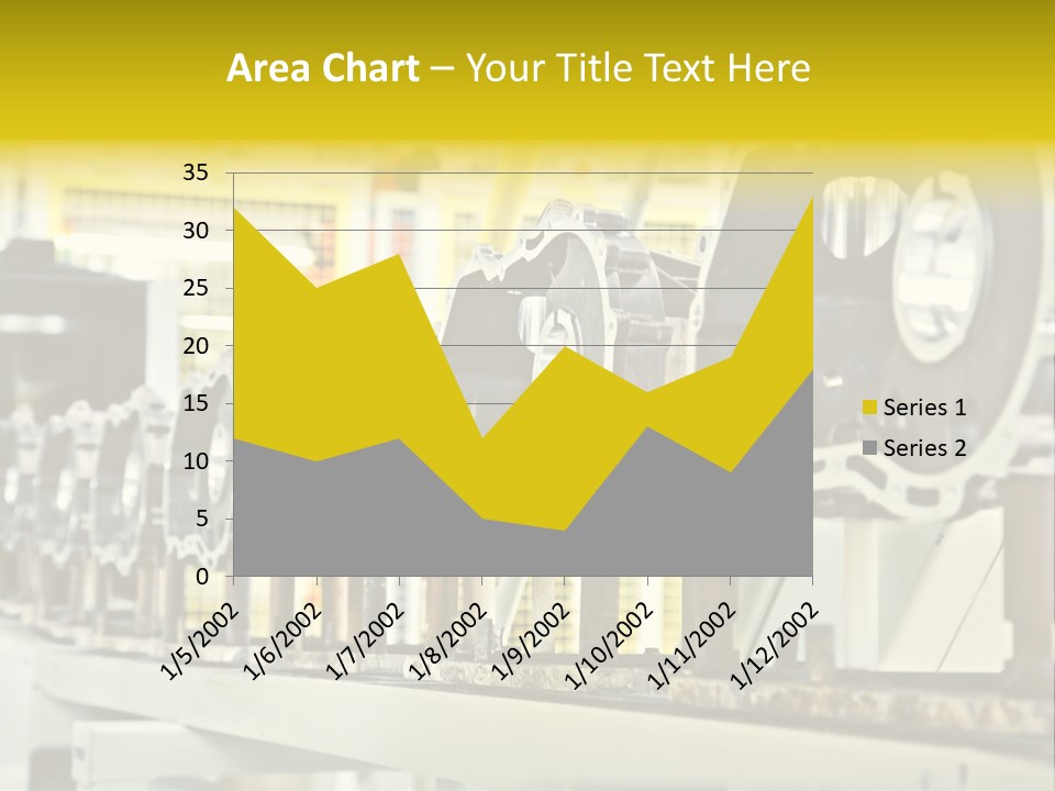 Production Conveyor Vehicle PowerPoint Template