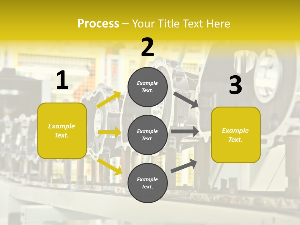 Production Conveyor Vehicle PowerPoint Template