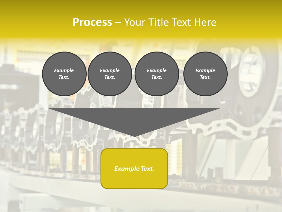 Production Conveyor Vehicle PowerPoint Template