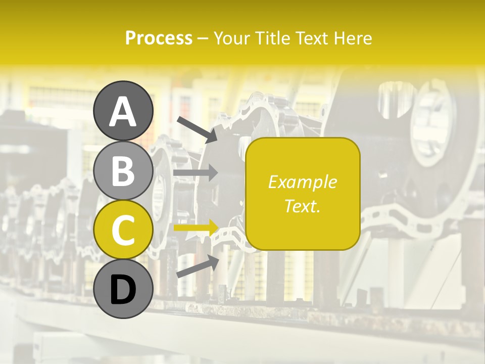 Production Conveyor Vehicle PowerPoint Template