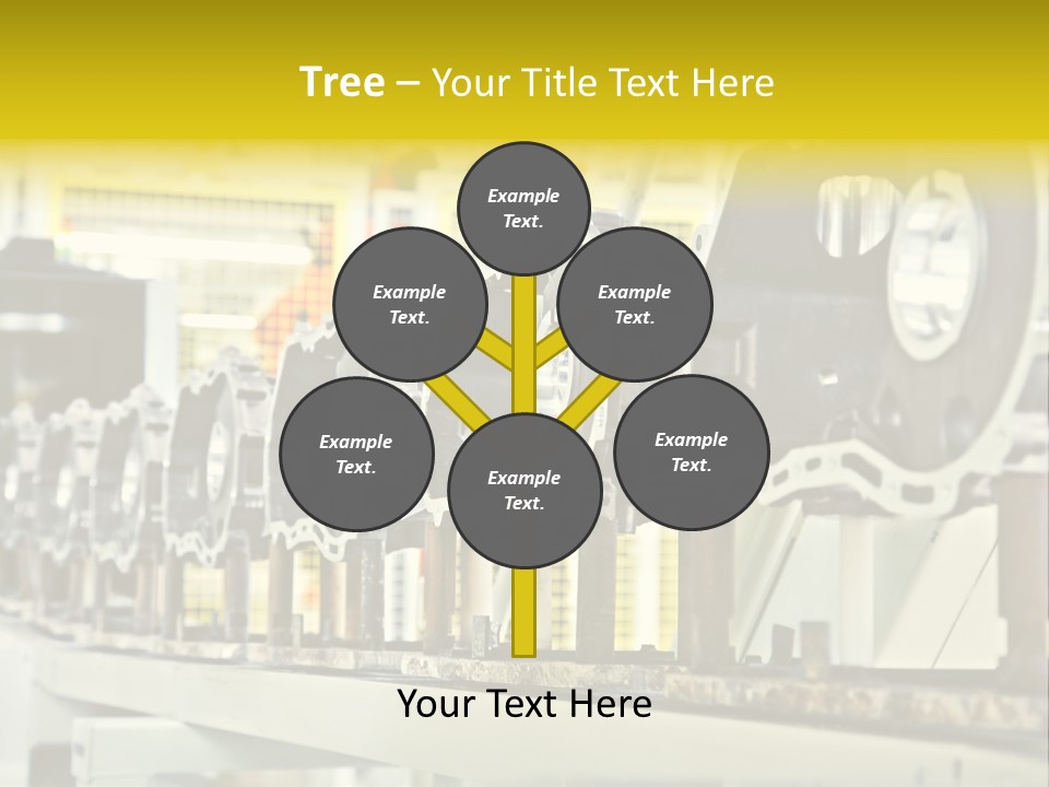 Production Conveyor Vehicle PowerPoint Template