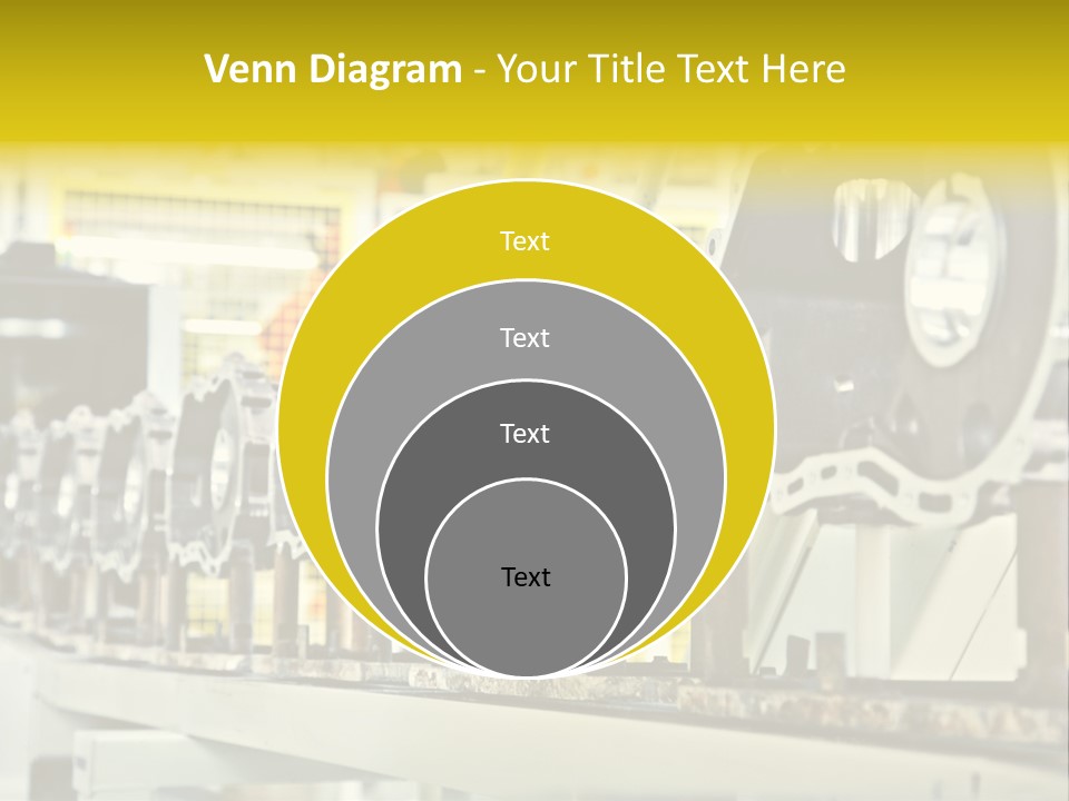 Production Conveyor Vehicle PowerPoint Template