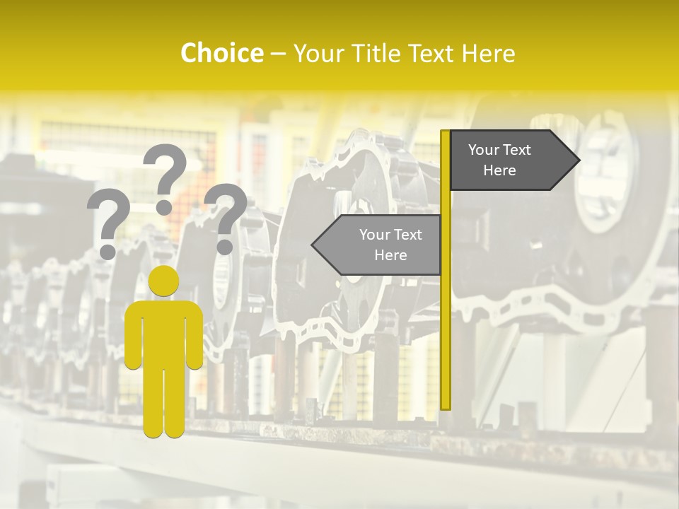 Production Conveyor Vehicle PowerPoint Template