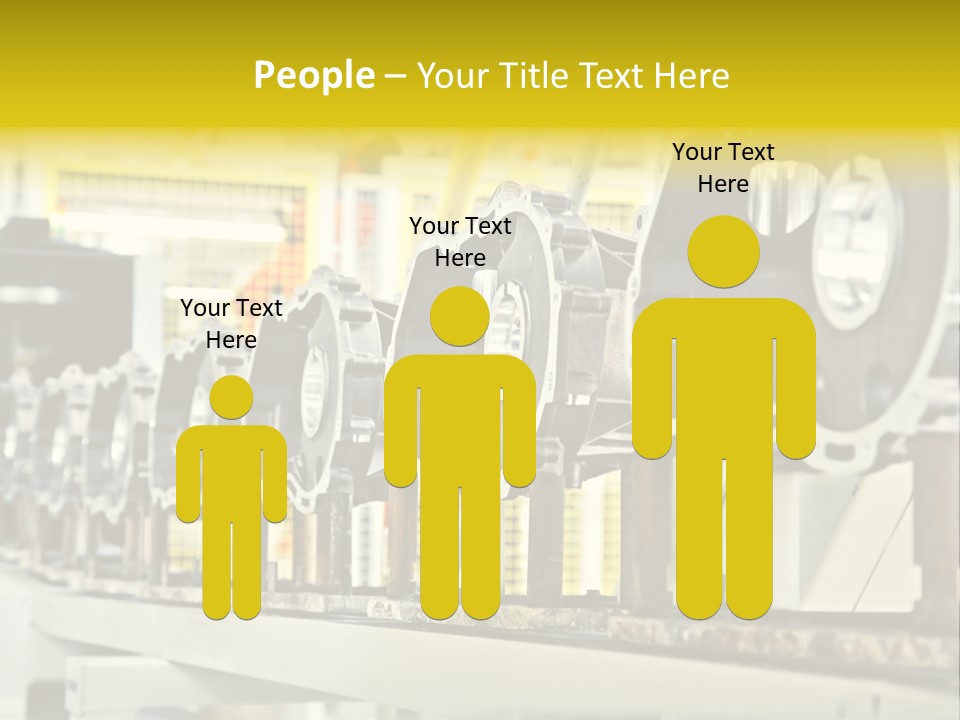 Production Conveyor Vehicle PowerPoint Template