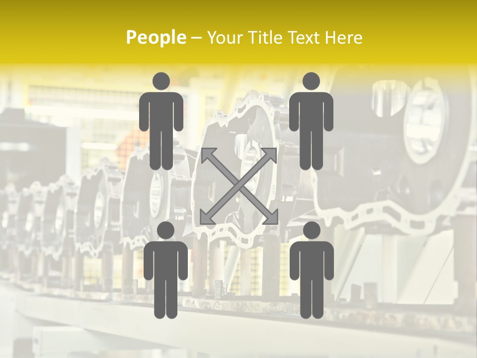 Production Conveyor Vehicle PowerPoint Template