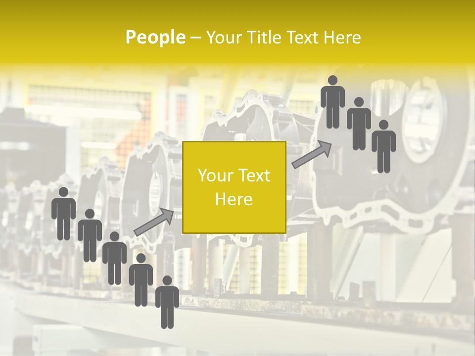 Production Conveyor Vehicle PowerPoint Template