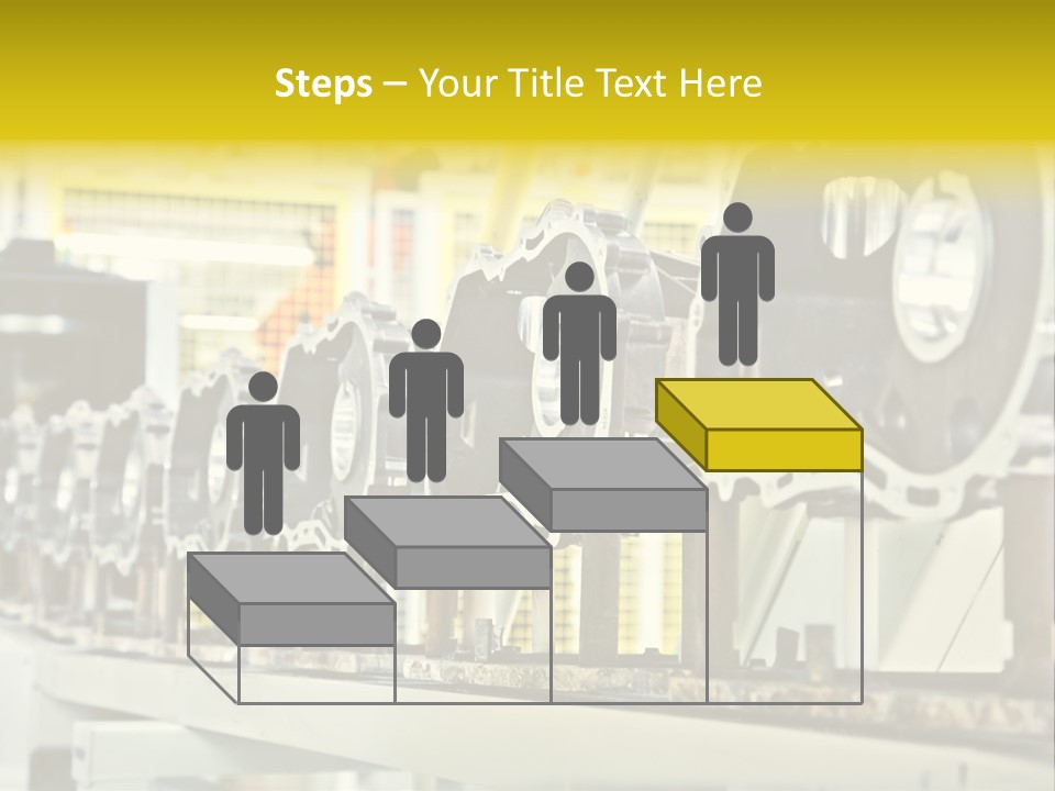 Production Conveyor Vehicle PowerPoint Template