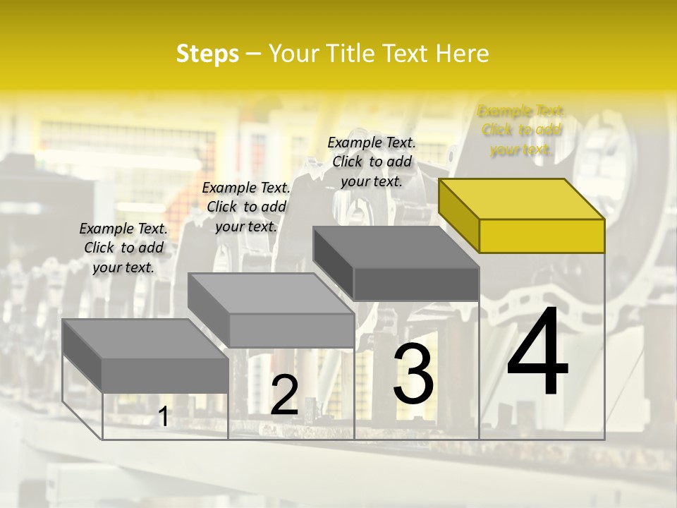 Production Conveyor Vehicle PowerPoint Template