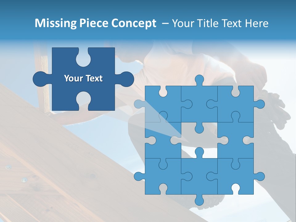 Residential Structure Working Flare PowerPoint Template