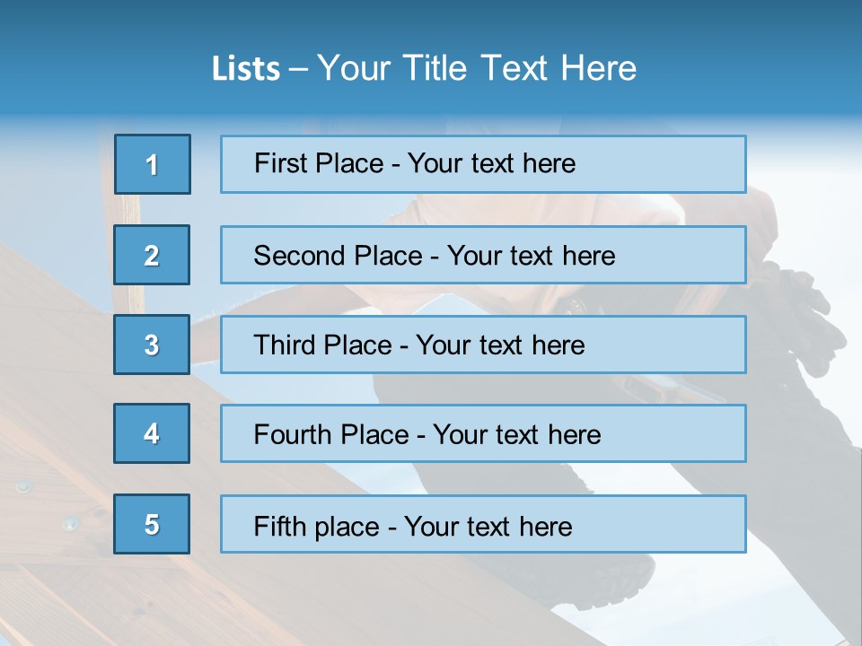 Residential Structure Working Flare PowerPoint Template