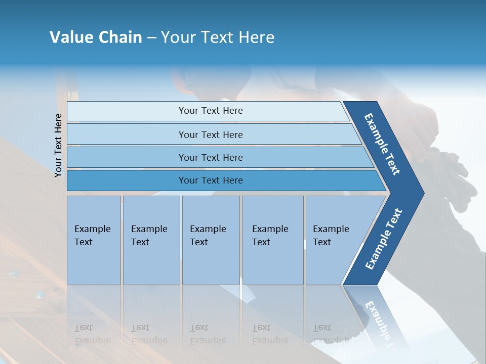 Residential Structure Working Flare PowerPoint Template