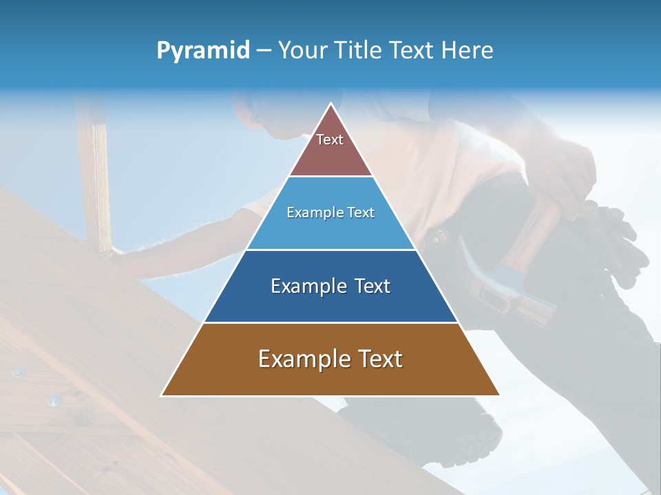 Residential Structure Working Flare PowerPoint Template