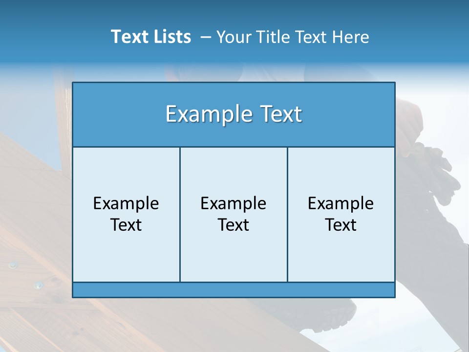 Residential Structure Working Flare PowerPoint Template