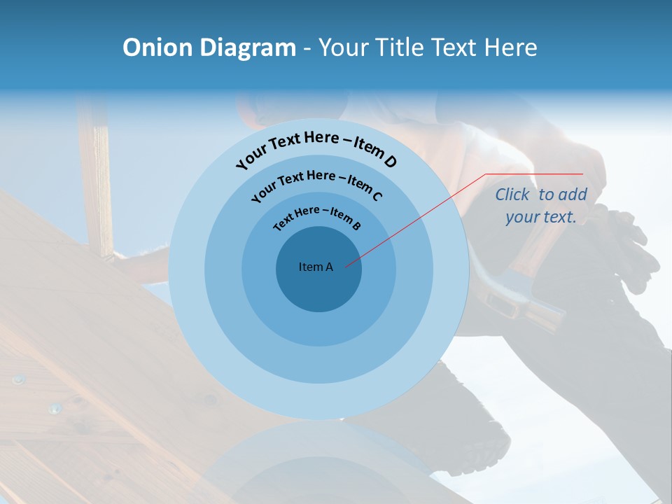 Residential Structure Working Flare PowerPoint Template