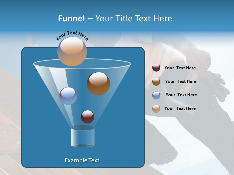 Residential Structure Working Flare PowerPoint Template