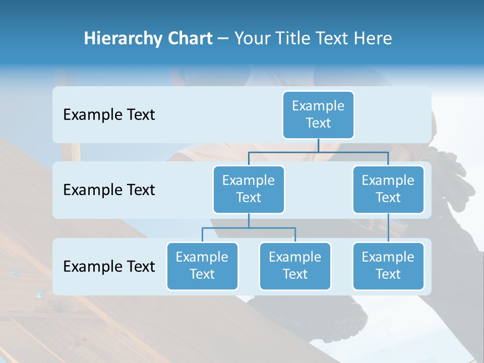 Residential Structure Working Flare PowerPoint Template