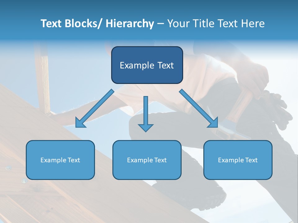 Residential Structure Working Flare PowerPoint Template