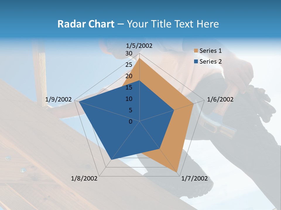 Residential Structure Working Flare PowerPoint Template