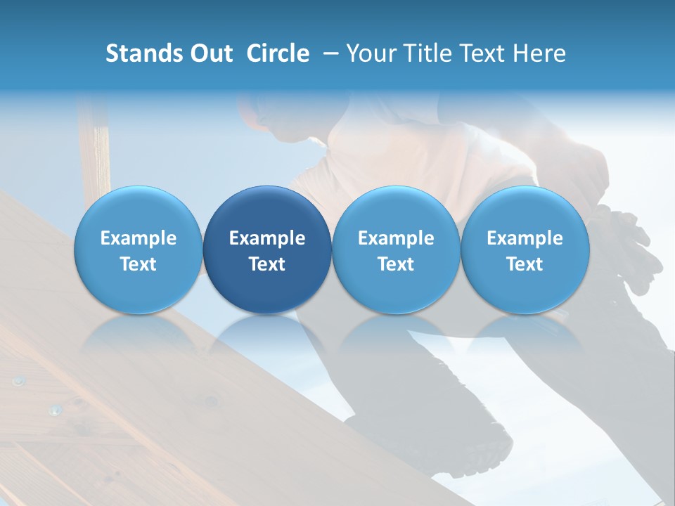 Residential Structure Working Flare PowerPoint Template