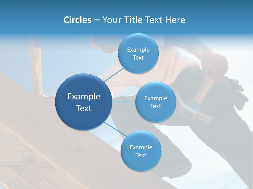 Residential Structure Working Flare PowerPoint Template