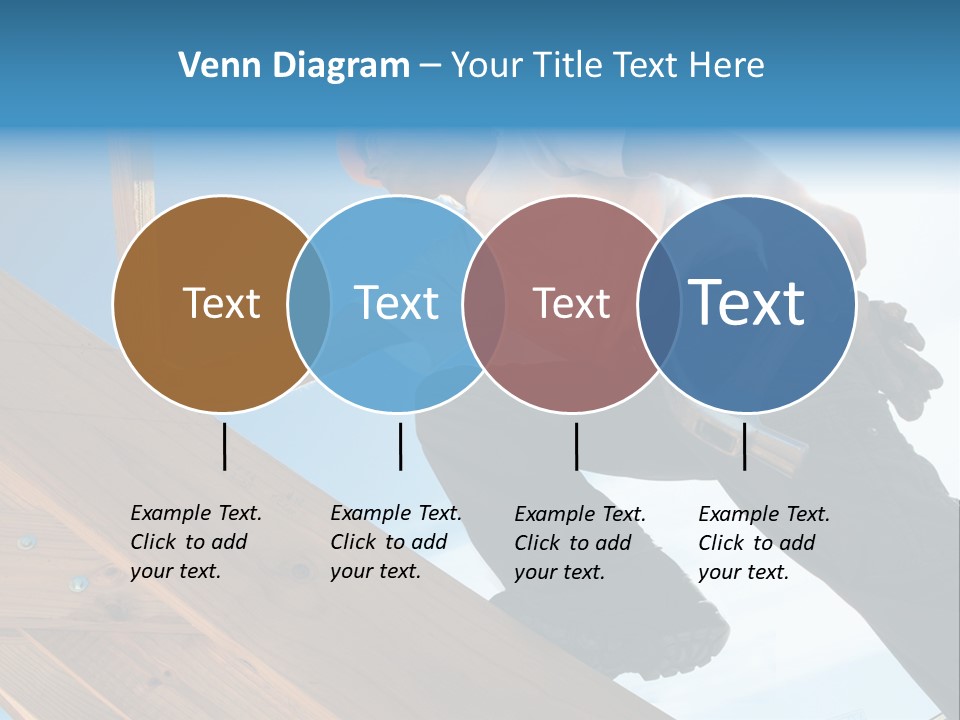 Residential Structure Working Flare PowerPoint Template