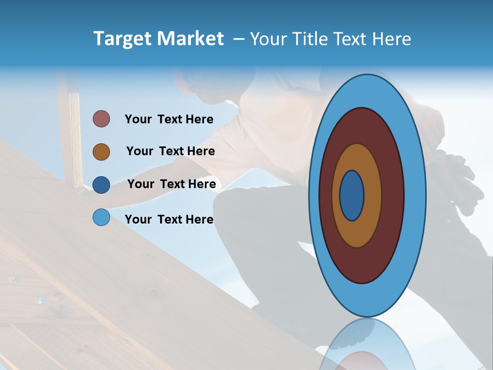 Residential Structure Working Flare PowerPoint Template