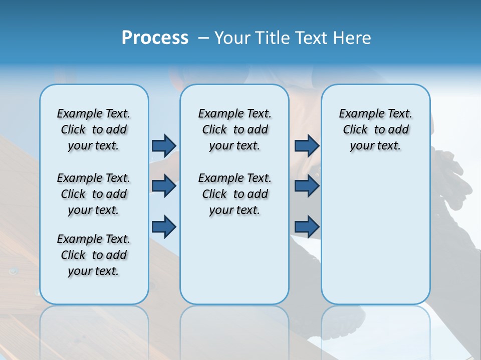 Residential Structure Working Flare PowerPoint Template