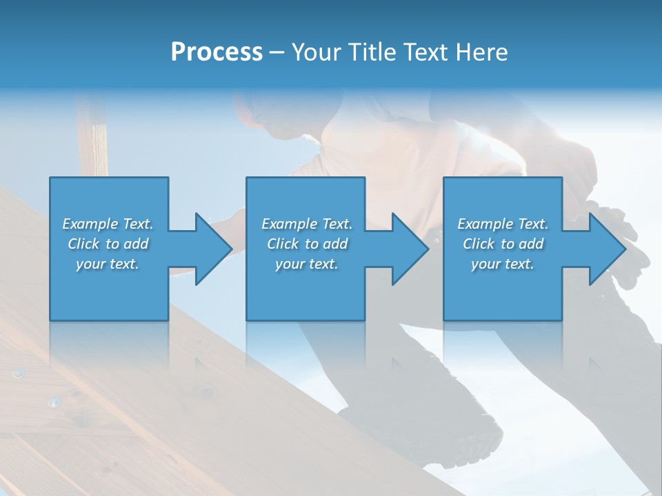 Residential Structure Working Flare PowerPoint Template