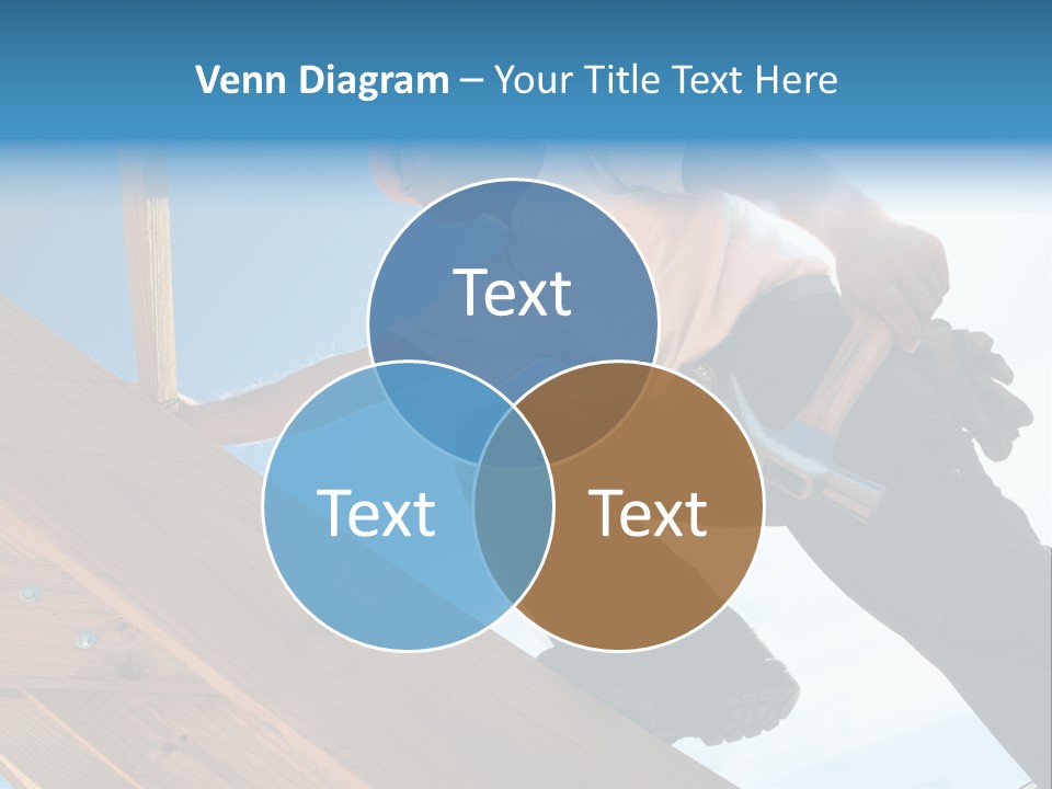 Residential Structure Working Flare PowerPoint Template