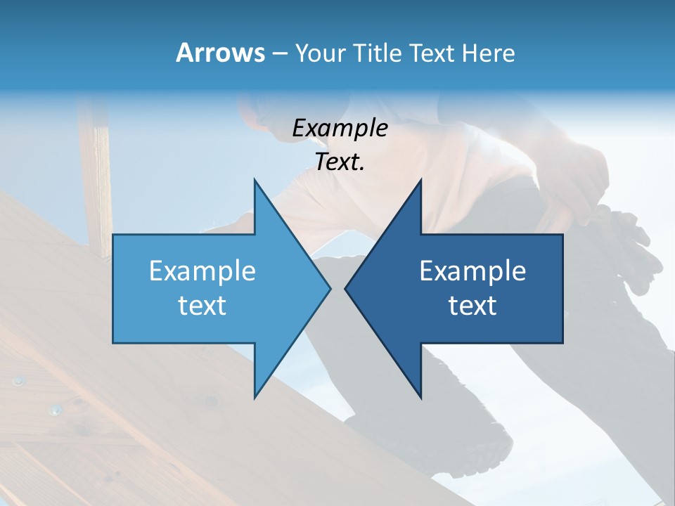 Residential Structure Working Flare PowerPoint Template
