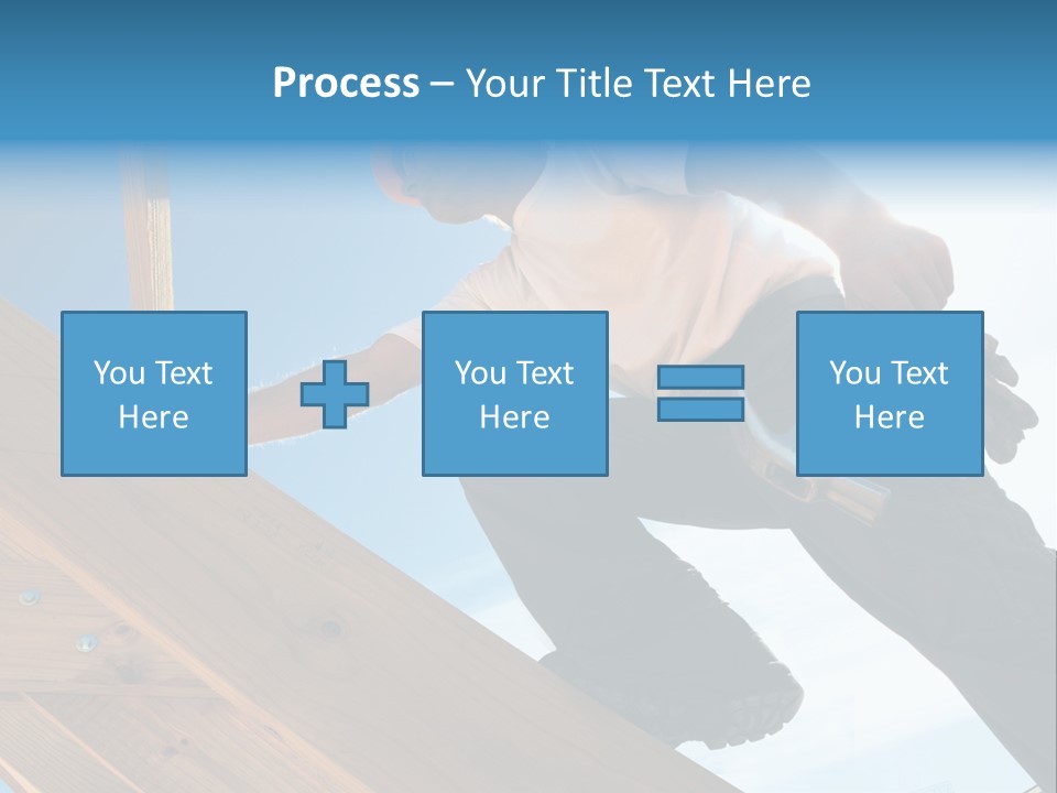 Residential Structure Working Flare PowerPoint Template