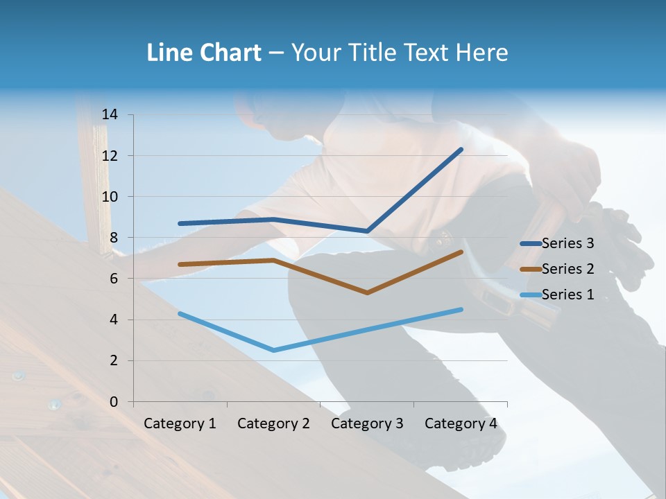Residential Structure Working Flare PowerPoint Template