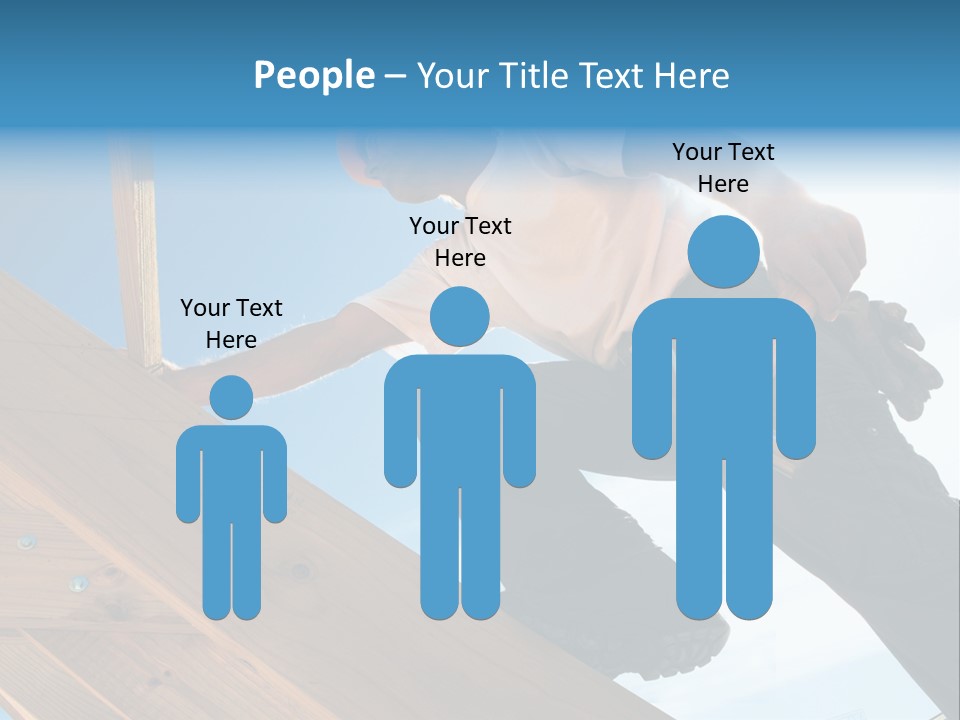Residential Structure Working Flare PowerPoint Template