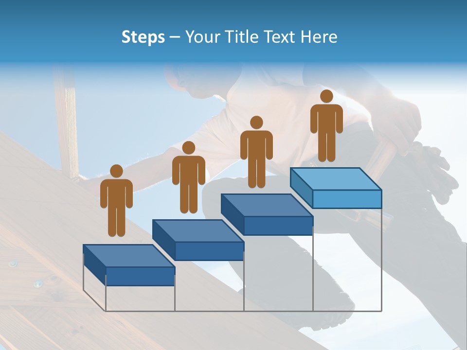 Residential Structure Working Flare PowerPoint Template