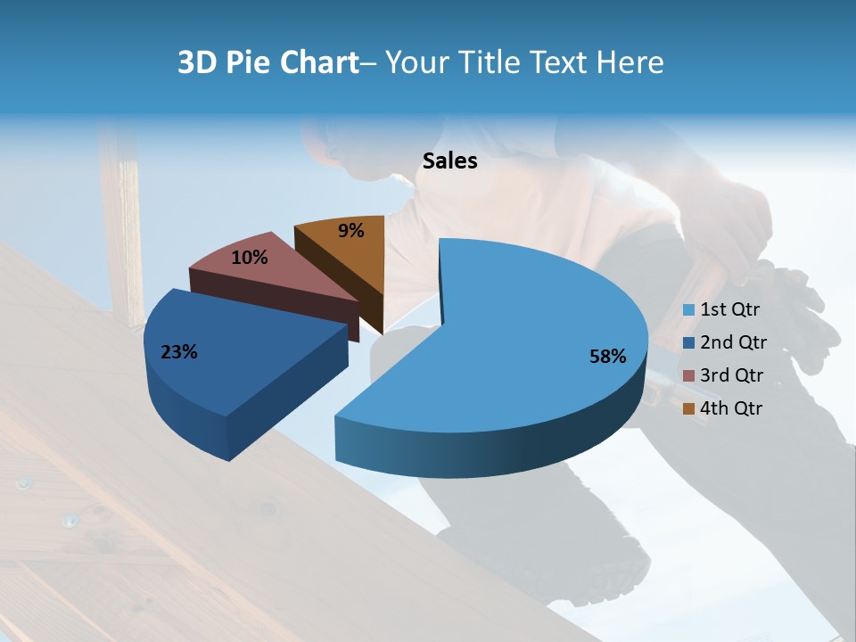 Residential Structure Working Flare PowerPoint Template