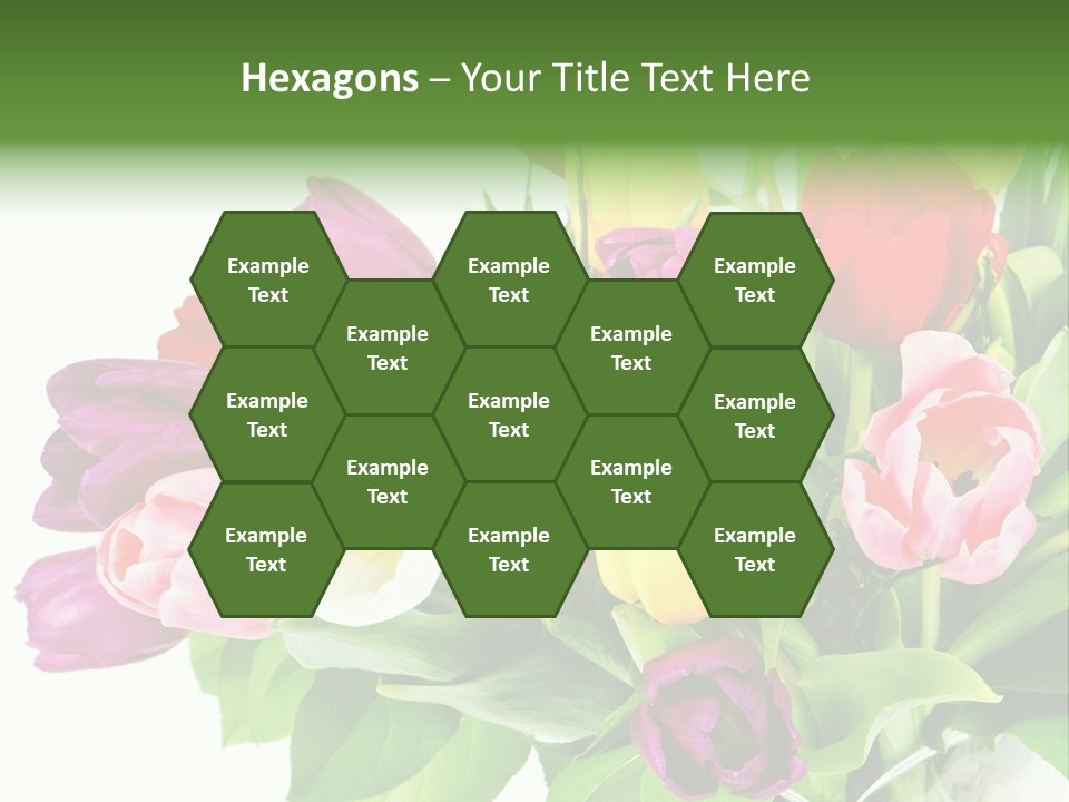 Foliage Plant Bouquet PowerPoint Template
