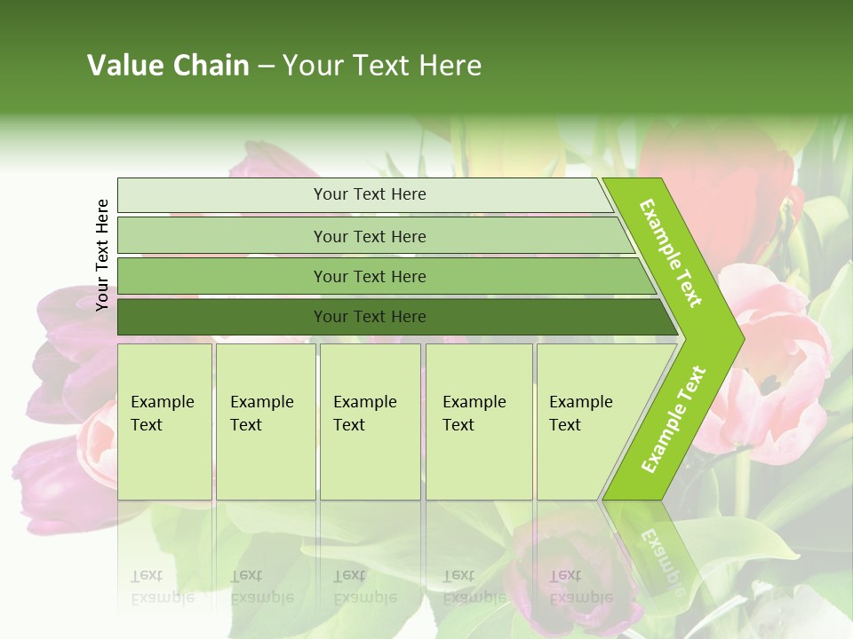 Foliage Plant Bouquet PowerPoint Template