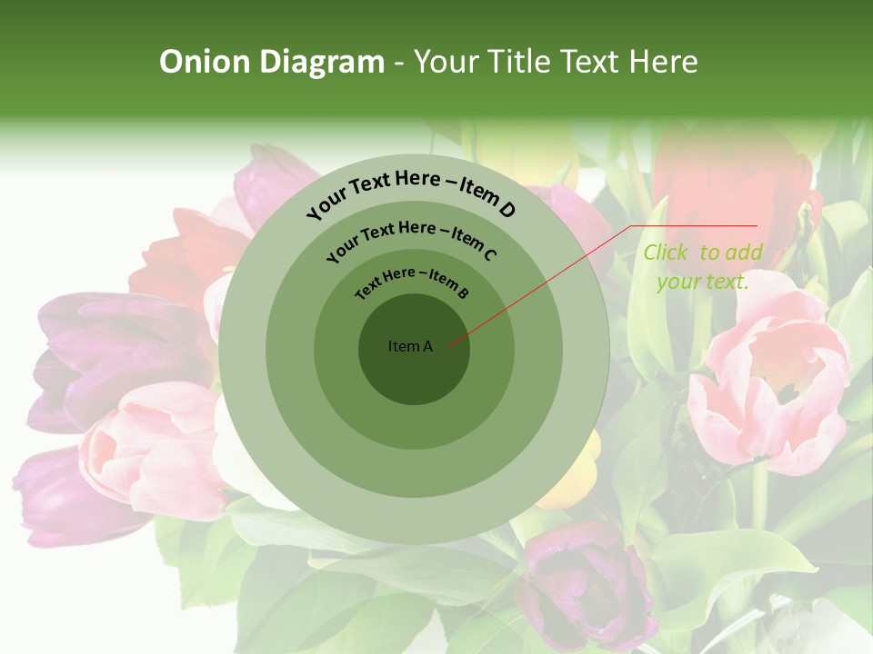 Foliage Plant Bouquet PowerPoint Template