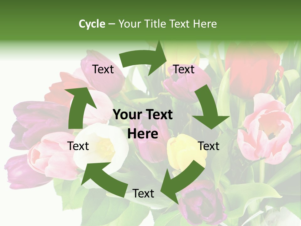 Foliage Plant Bouquet PowerPoint Template