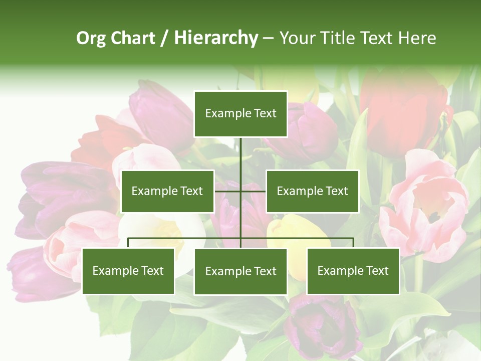 Foliage Plant Bouquet PowerPoint Template