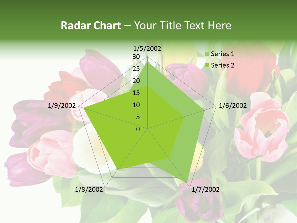 Foliage Plant Bouquet PowerPoint Template