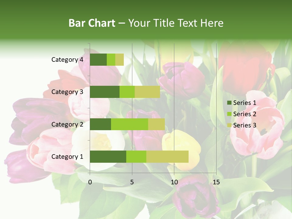 Foliage Plant Bouquet PowerPoint Template