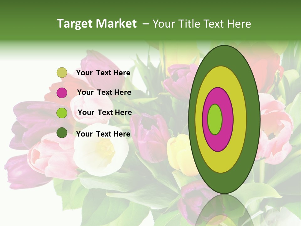 Foliage Plant Bouquet PowerPoint Template